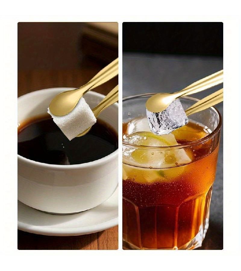Stainless Steel Sugar Tongs Silvery 1pc Multi Functional Kitchen Tool - Image 5