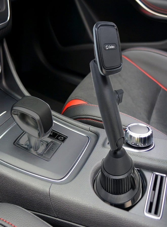 Cellet Cup Holder Phone Mount, Magnetic, for Apple iPhones, Samsung Galaxy Smartphones - Image 3