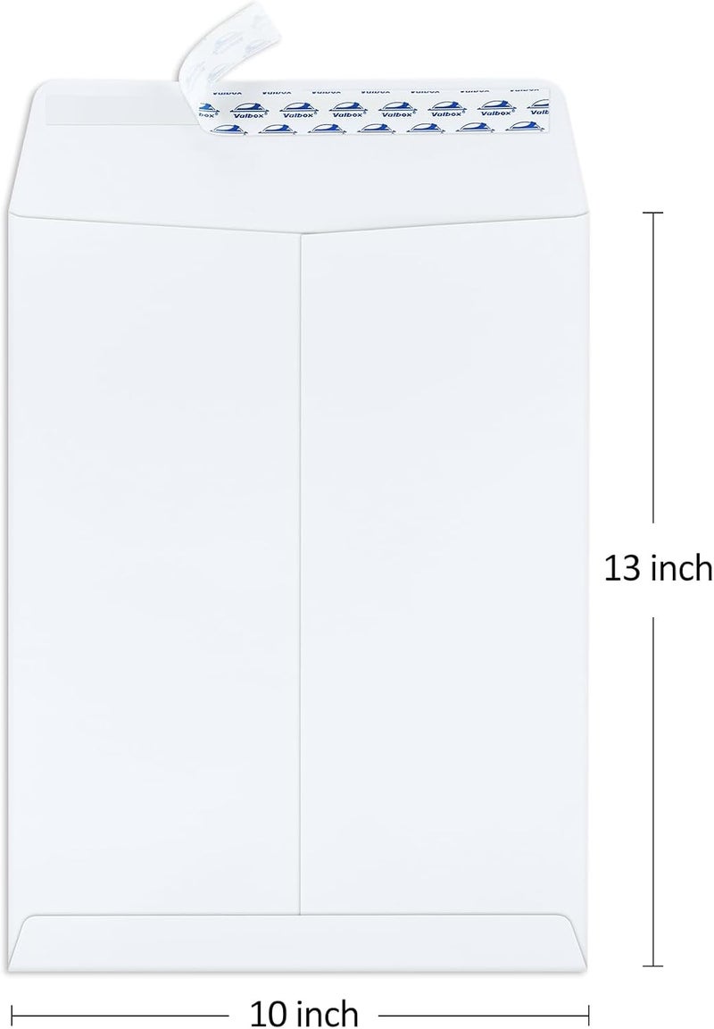 ValBox 10x13 Self Seal Catalog Envelopes 150 Packs Large White Envelopes with Peel and Seal Flap for Mailing, Organizing and Storage - Image 2
