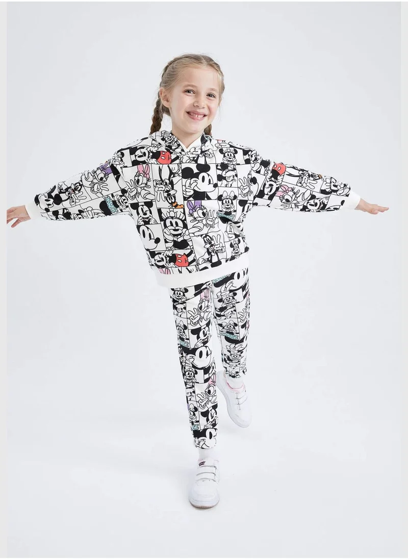 DeFacto Girl Mickey Mouse & Friends Licenced Jogger Fit Knitted Trousers