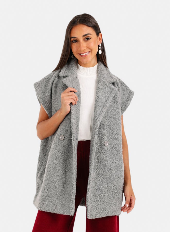 Carina Relaxed Double-breasted Vest - Image 1