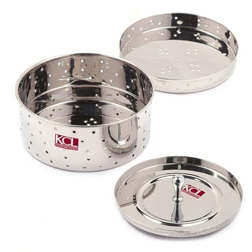 KCL Stainless Steel Round Paneer Maker/Mould/Strainer - 1 Unit (350 ML) - Image 1