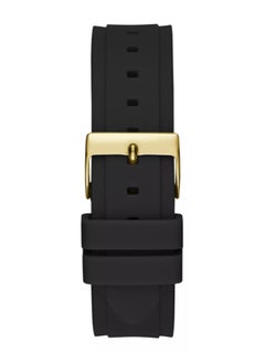 GUESS Guess Gold-Tone Multifunction Watch For Women with Black Silicone Band-GW0519L1  - Image 4