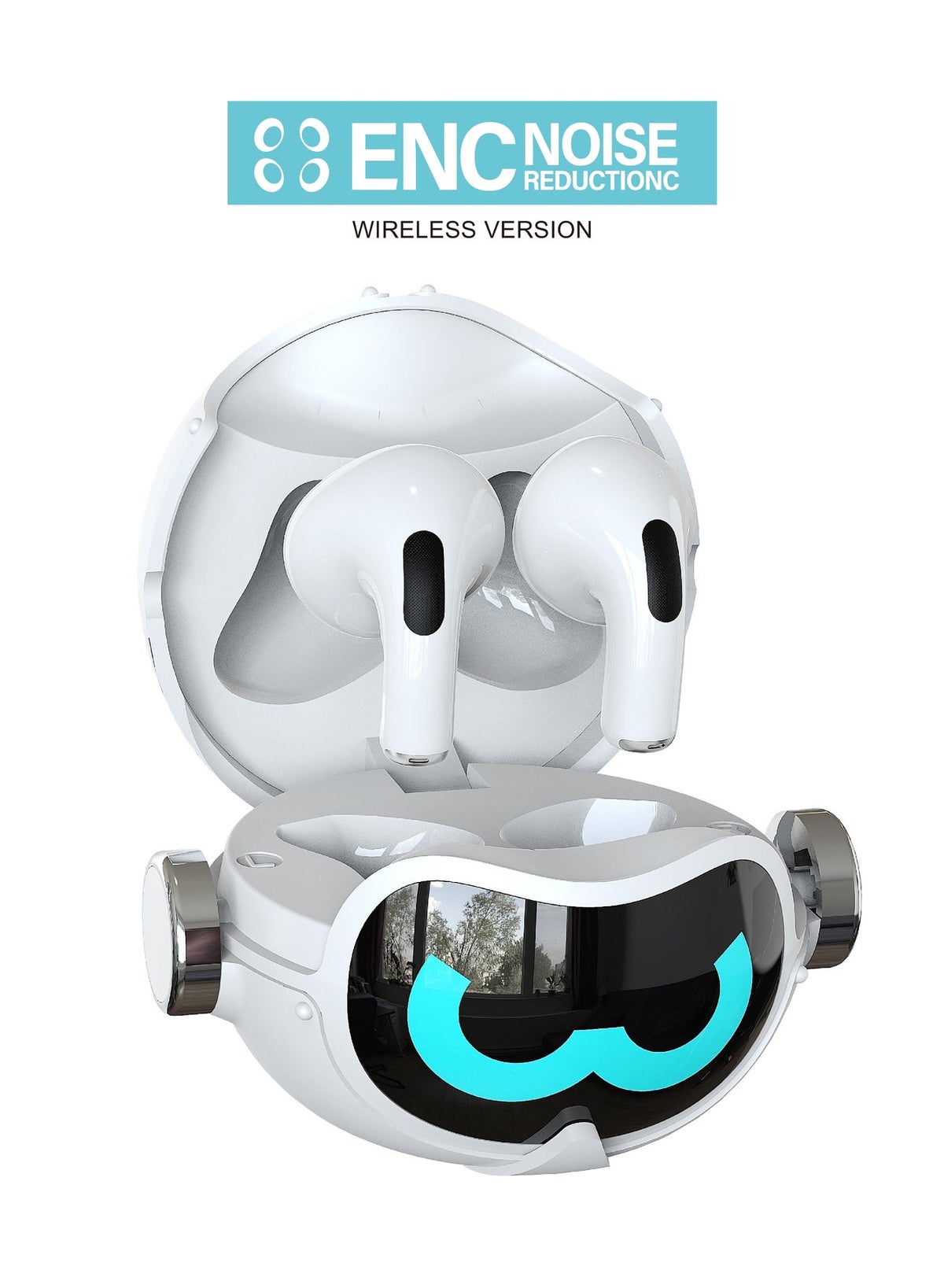 Jeak Jeak Robot Appearance Flip Type Portable Bluetooth Headphones Z7333486A2BE16F574FB8Z