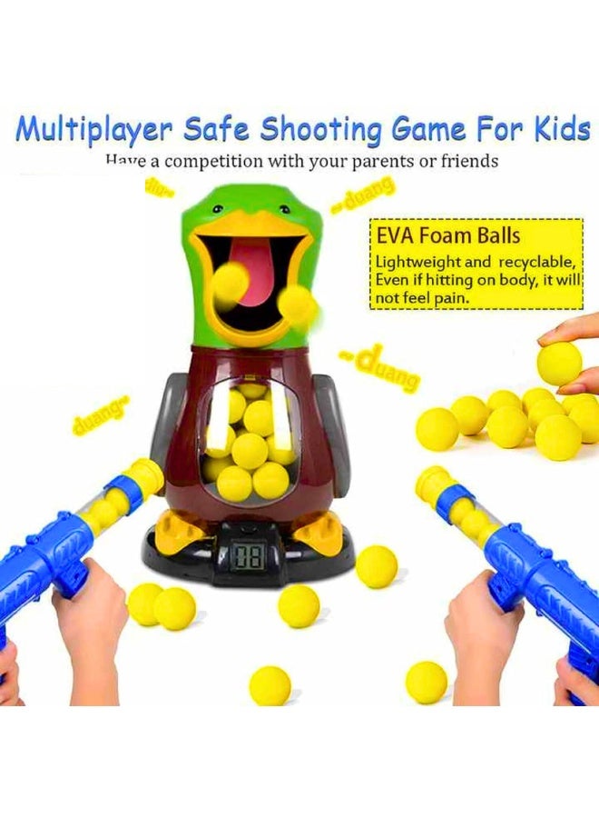 Chase Up Shooting Duck Target Game for Kids 3-5 Years, 2 Packs of Toy Foam Blasters with Movable Target, Interactive Competition Game Gift for Boys and Girls Ages 6 7 8 9+ Years Old - Image 4