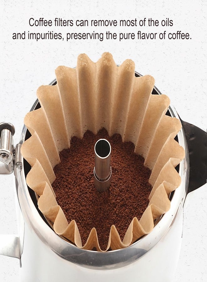 Prudiut 150Pcs Coffee Filters Compatible with Farberware Coffee Percolator, Unbleached Percolator Coffee Filters for Coletti 6Cup, FCP240 Yosemite, Elite Gourmet 6Cup, Basket Coffee Filter - Image 5