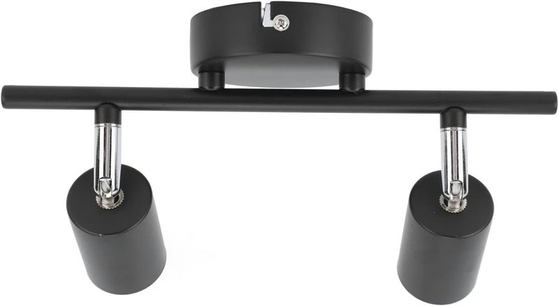 2 Light Track Lighting Fixtures, Flush Mount Ceiling Track Light, Adjustable Iron Rotatable Ceiling Lights Kit, for Kitchen, Living Room, Bedroom - Image 5