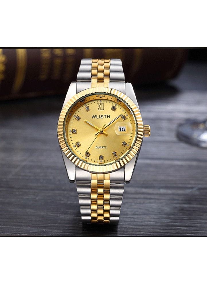 Gonice Gonice Men's Wrist Watch Women's Waterproof Luxury Watches Couple Pair Fashion Stainless Steel Pair Watches  - Image 4