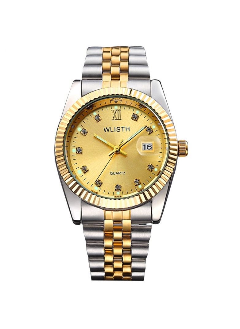 Gonice Gonice Men's Wrist Watch Women's Waterproof Luxury Watches Couple Pair Fashion Stainless Steel Pair Watches  - Image 3