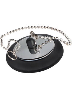 Bathtub Stopper With Chain Solid Metal Drain Plug Kitchen Accessories Standard Size Wash Basin Plug Metal Bath Plug Stopper for Shower Ceramic Sink Bathroom