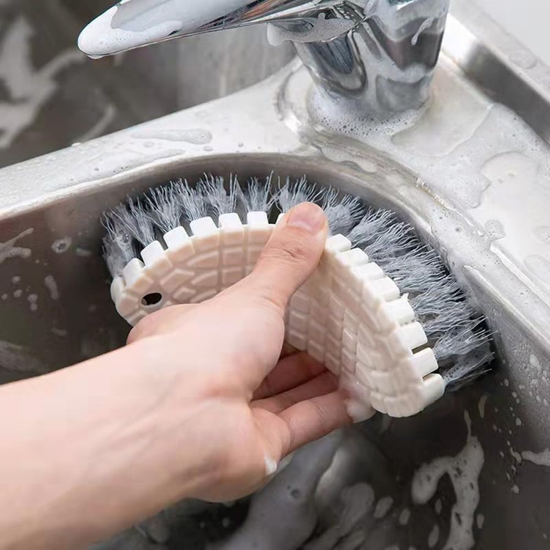 Potency 2 Piece Sink Cleaning Brush Bendable Brush Scrub Brush Perfect for Tubs, Sink, Tile Walls, Countertops and Floors - Image 3