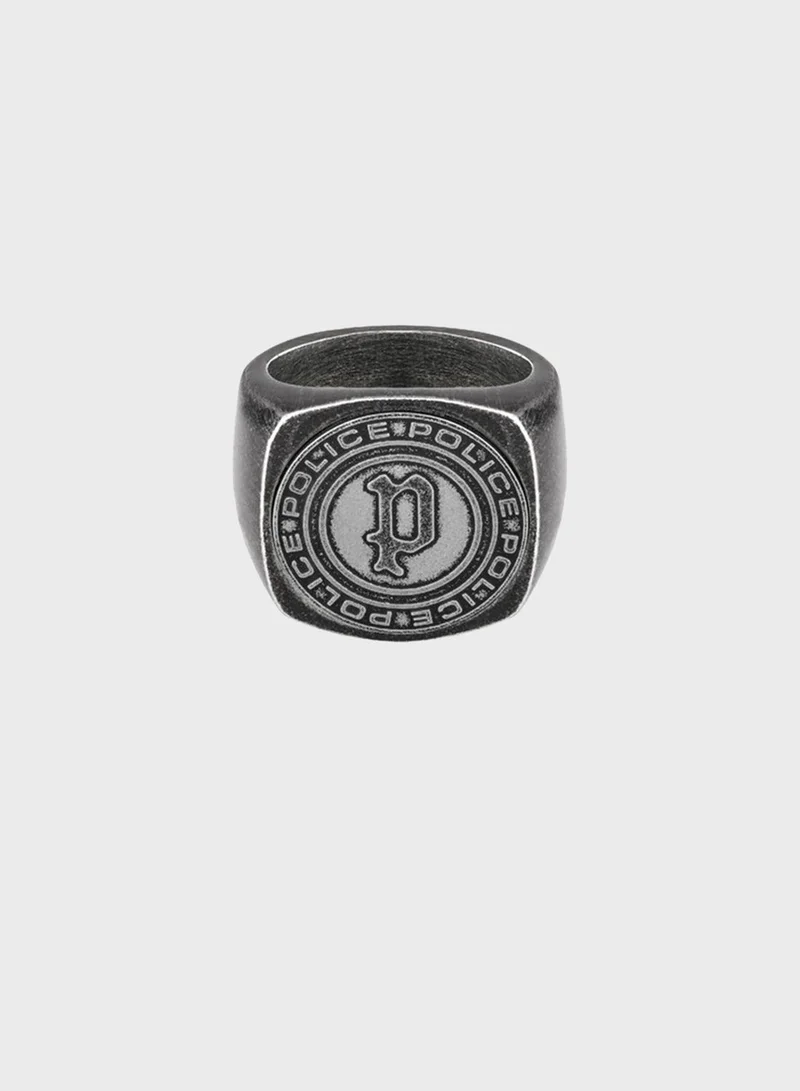 POLICE Logo Band Ring