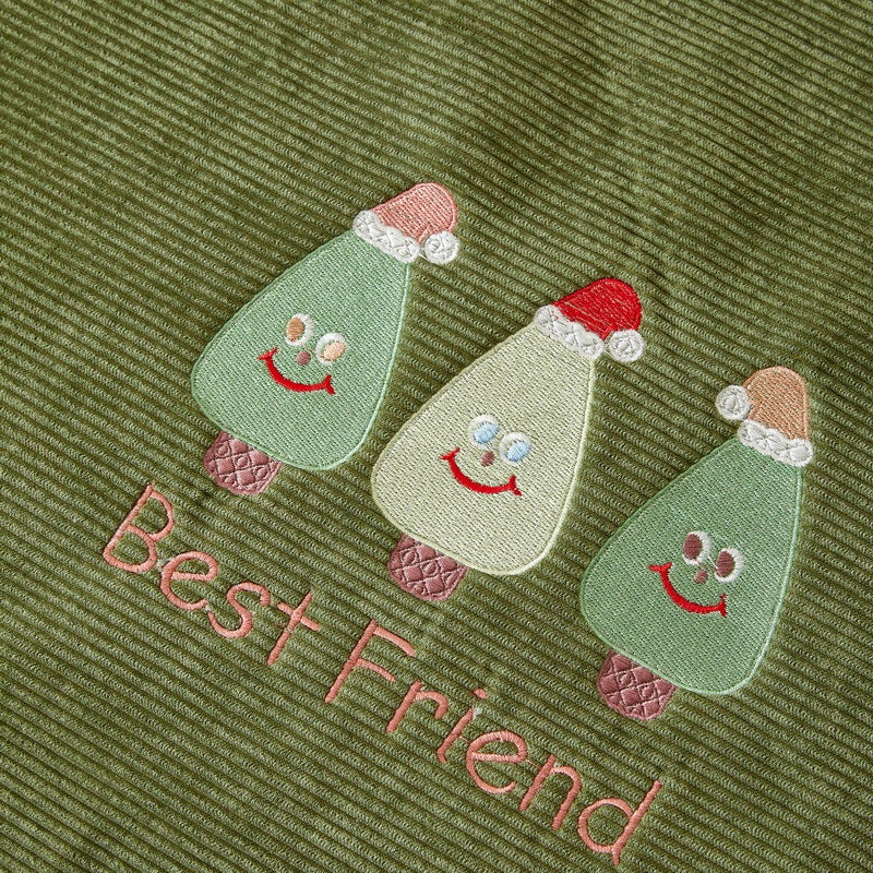 Christmas Tree Corduroy Sofa Cushion All Seasons Universal Cushion Anti-Cat Scratch Sofa Cover Cover Cloth Towel - Image 4