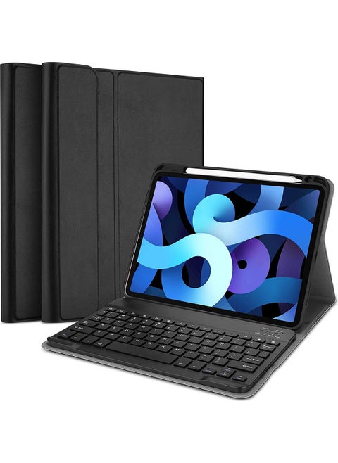 Apple iPad 8th generation 10.2 inch Compatible Wireless Keyboard Stand Case