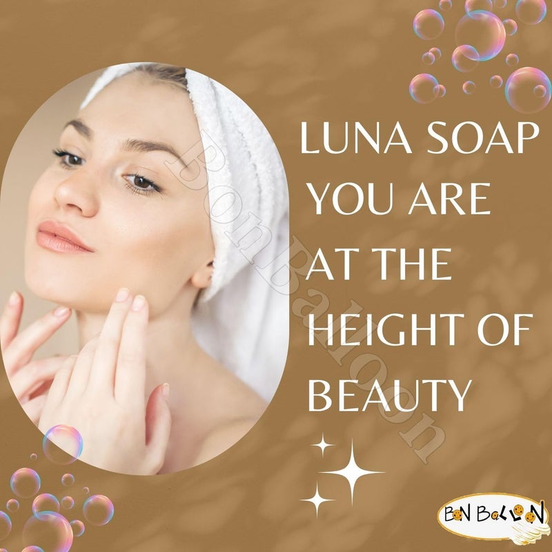 bonballoon Luna Transparent Soap Concentrated Pure Glycerin And Natural Oils Egyptian Egyp Ideal Skin Moisturizert And Gentle For Body 1 Pcs 405 oz 115 gm - Image 3