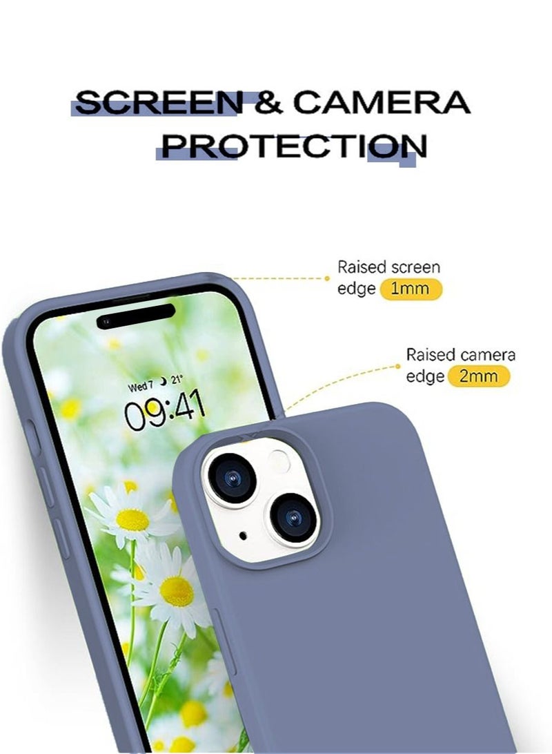 iPhone 15 Mobile Case Cover,Soft Liquid Silicone Protection Anti-Scratch Shockproof Accessories Slim Protective Back Cover with Comfortable Hold Touch Feeling and Anti-fingerprint - Image 2