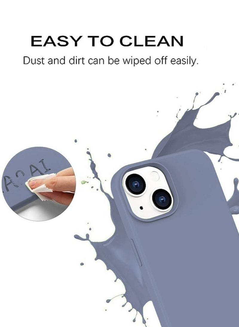 iPhone 15 Mobile Case Cover,Soft Liquid Silicone Protection Anti-Scratch Shockproof Accessories Slim Protective Back Cover with Comfortable Hold Touch Feeling and Anti-fingerprint - Image 3