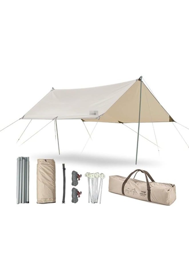 يولان خيمة يولان الخارجية المحمولة المقاومة للماء والرياح، خفيفة الوزن للتخييم، مظلة أرجوحة، مأوى من المطر والذباب، مناسبة للتخييم في الهواء الطلق والمشي لمسافات طويلة والشاطئ 35LSJ-0385 - Image 1