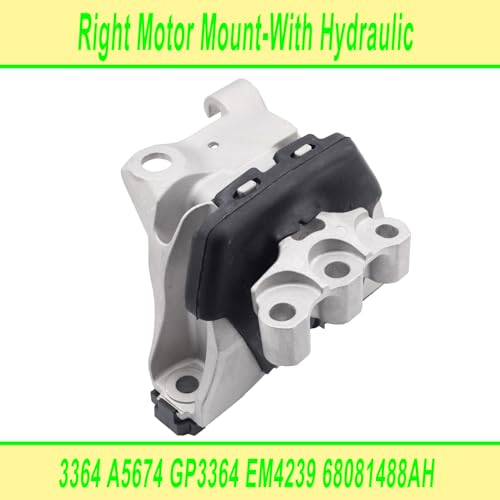 SHICHU Engine Motor Mount Compatible with 2013-2016 Dodge Dart 2.0L 2.4L Replacement for A5674 A5690 A5822 Set of 3 - Image 4