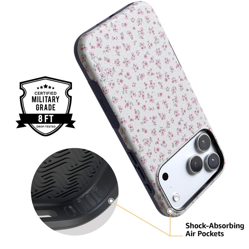 Casely iPhone 17 Pro Case | Cottage Charm | Cottagecore | Bold Protective Design | Compatible with MagSafe - Image 4