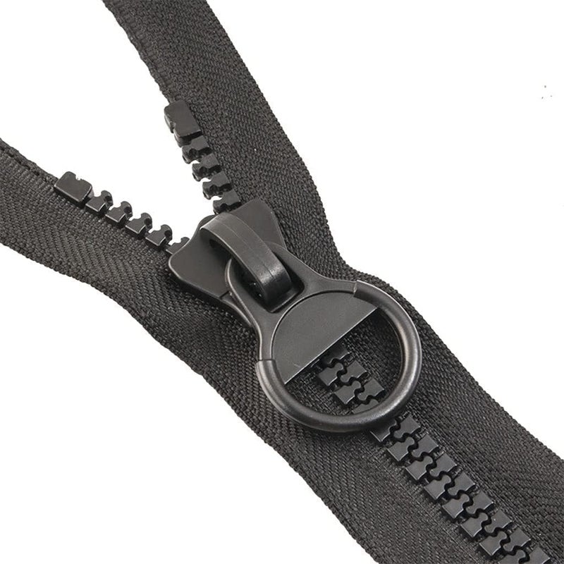 Zippers for Sewing，Zipper Replacement, 1pcs 8# 60300CM Resin Zipper, Sewing Zippers with Zipper Sliders, Clothes Sleeping Bag Tent Bedspreads Sewingack,:(80cm) - Image 1