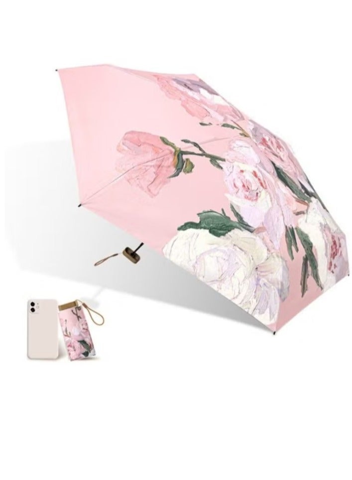 Mini Windproof Folding Travel Umbrella for sun hajj  - Image 3