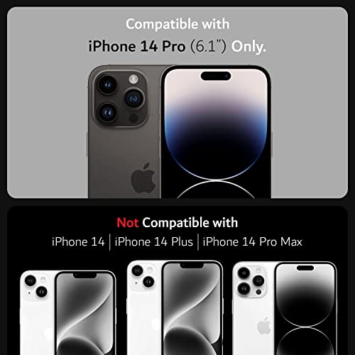 TUDIA MergeGrip Case for iPhone 14 Pro MagSafe Compatible - Slim with Non-Slip Design for Easy Grip, Military Grade [4ft Drop Tested 26x] Dual Layer and Raised Edges for Protection - Indigo Blue - Image 2