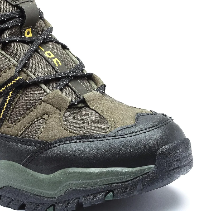 Asian Men's Olive Black Trekking Shoes for Boys