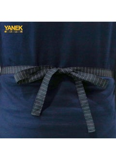 YANEK YANEK Kitchen Long Apron Stripe | Unisex Chef Kitchen Adjustable Bib Apron with Pockets & Adjustable Buckle | Ideal for Home, Restaurant, Cafe, Hotel, Bakery, Salon  - Image 1