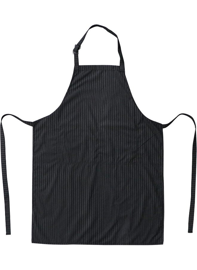 YANEK YANEK Kitchen Long Apron Stripe | Unisex Chef Kitchen Adjustable Bib Apron with Pockets & Adjustable Buckle | Ideal for Home, Restaurant, Cafe, Hotel, Bakery, Salon  - Image 3