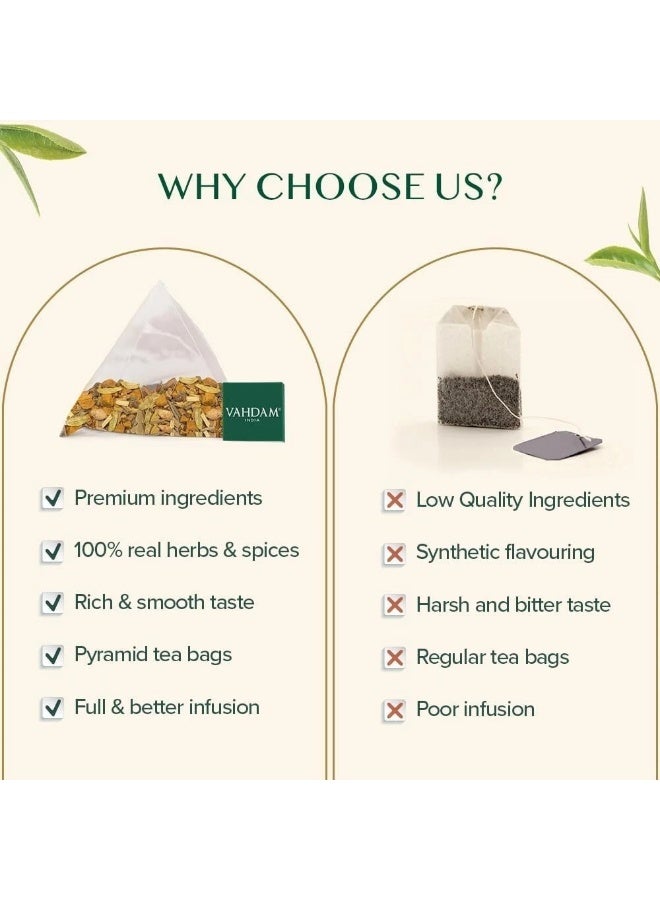 فادام شاي الأعشاب بالكركم والمورينجا 15 كيس شاي - Image 4