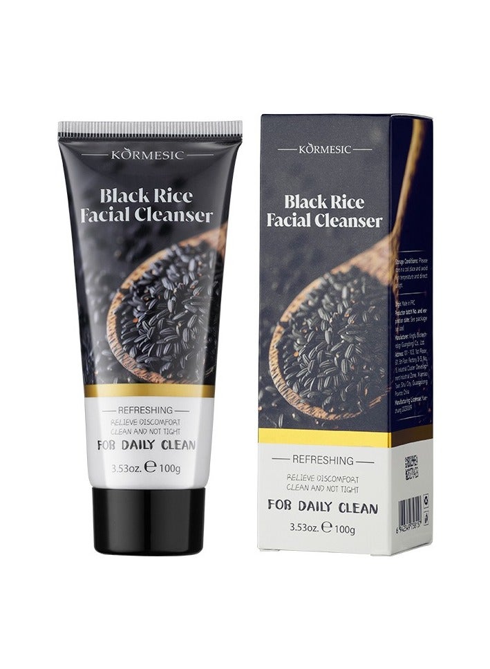 Kormesic كريم تنظيف الأرز الأسود-100 جرام غسيل الوجه التنظيف العميق - Image 1