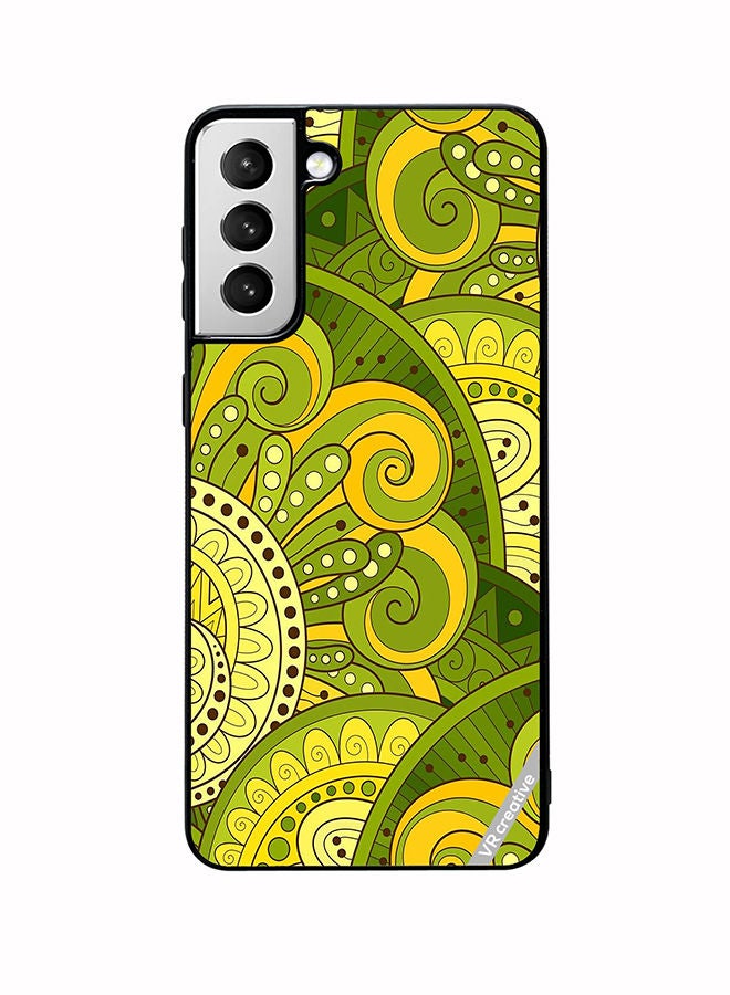 VR CREATIVE Protective Case Cover For Samsung Galaxy S22 Plus 5G Flower Design Multicolour - Image 1