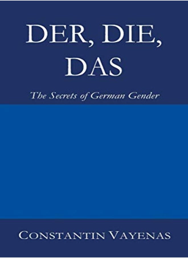 null - Das Der Die The Secrets Of German Gender by Vayenas, Constantin Paperback - Image 1