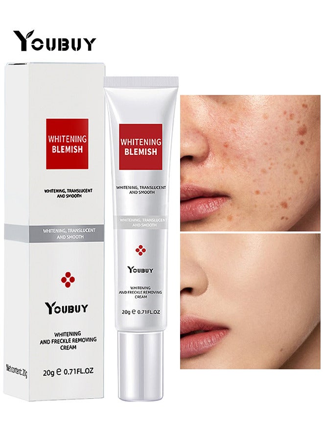 YOUBUY Whitening And Freckle Removing Cream, Dark Spot Corrector Remover Cream Whitening Moisturizing Brighten Complexion Improving Skin Barrier 20G - Image 1