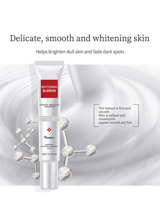 YOUBUY Whitening And Freckle Removing Cream, Dark Spot Corrector Remover Cream Whitening Moisturizing Brighten Complexion Improving Skin Barrier 20G - Image 2