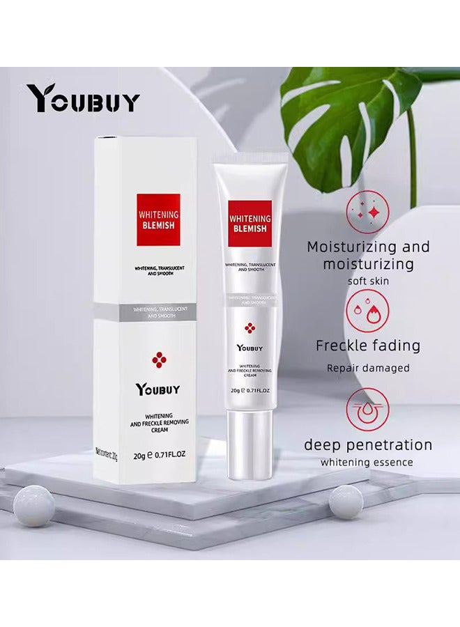YOUBUY Whitening And Freckle Removing Cream, Dark Spot Corrector Remover Cream Whitening Moisturizing Brighten Complexion Improving Skin Barrier 20G - Image 5