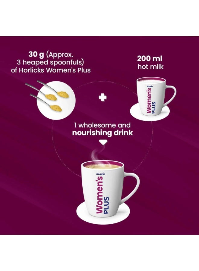 HORLICKS Womens Plus Calseal Caramel 400 Gram Pack Of 2 (2 x 400 g) - Image 3