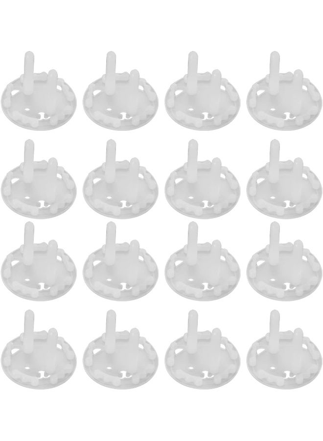 Fielect Outlet Plugs Covers Childproof Outlet Covers Protectors Electric Socket Cover Electrical Protector 2-Pin Transparent 30Pcs - Image 1