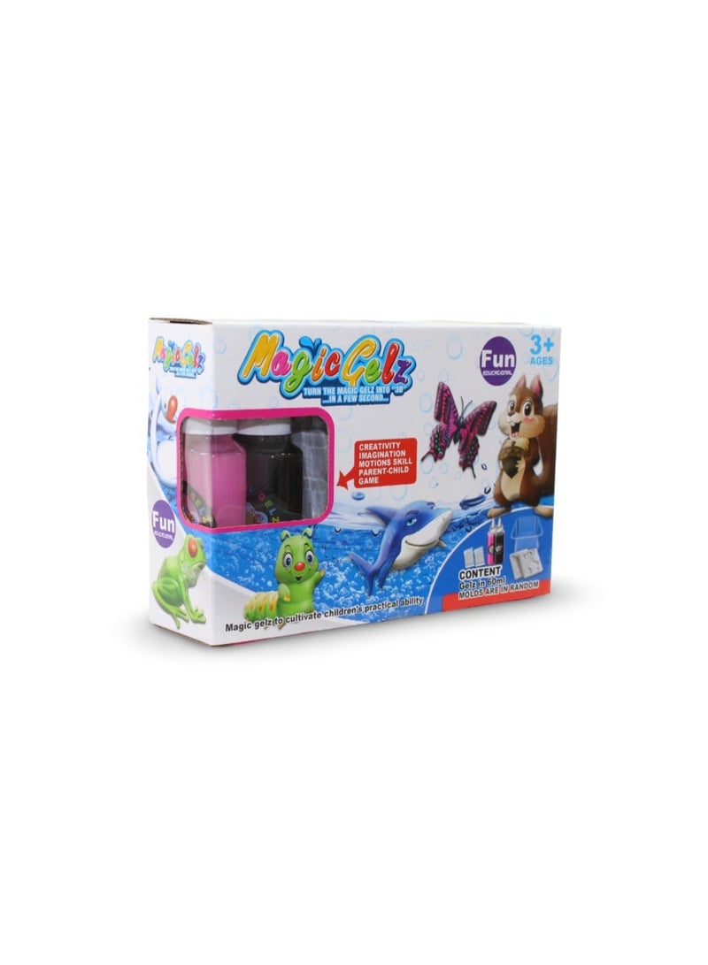 Prime Magic Gelz Water Animals DIY Mold Kit Squishy Figures - Image 1