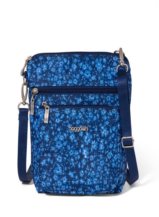 Baggallini Modern Pocket Crossbody Bag for Women, 8.5"x8.5" Handbag Purse with RFID, Lightweight Water-Resistant - Image 1