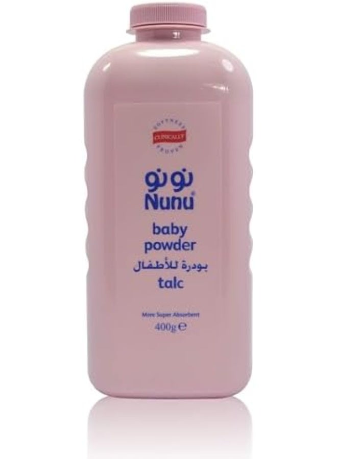 نونو بودرة أطفال 400 جم بينك بناتى