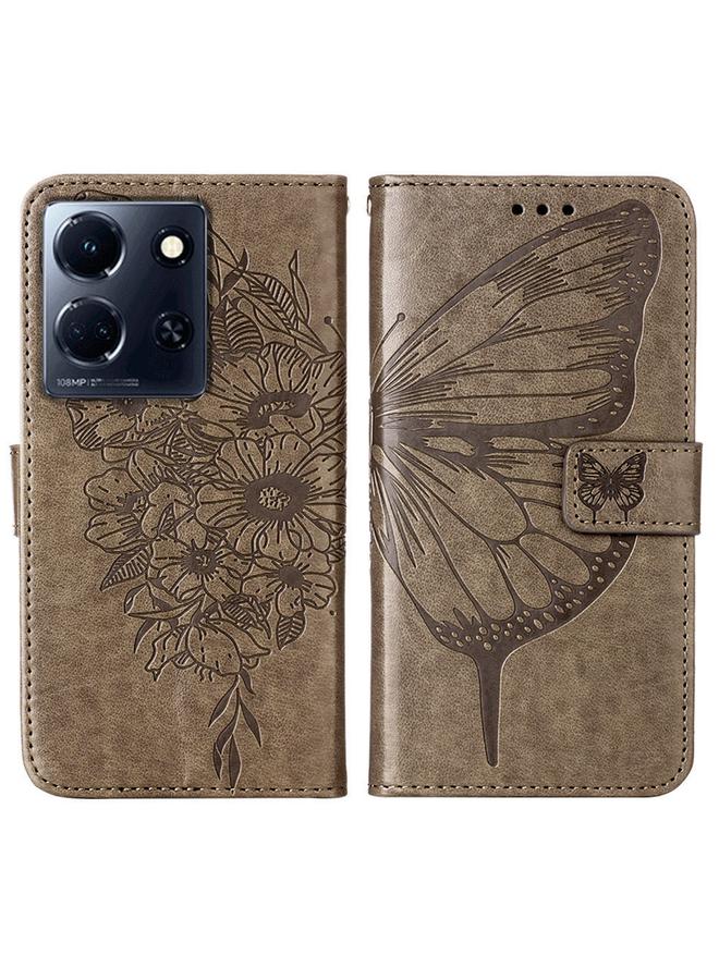 Zaboon Case For Infinix Note 30 5G / X6711 Embossed Butterfly Leather Phone Case - Image 2