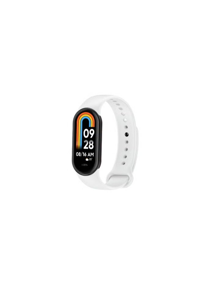 CATANES Xiaomi Smart Band 8 and 9 Watch Bands Adjustable Comfortable Sport Replacement Strap for Xiaomi Mi Band 8 and 9 Wristband BXiaomi Smart Band 8 and 9 Watch Bands Adjustable Comfortable Sport Replacement Strap for Xiaomi Mi Band 8 and 9 Wristband Bracelet Band for Women Men Whiteracelet Band for Women Men White - Image 1