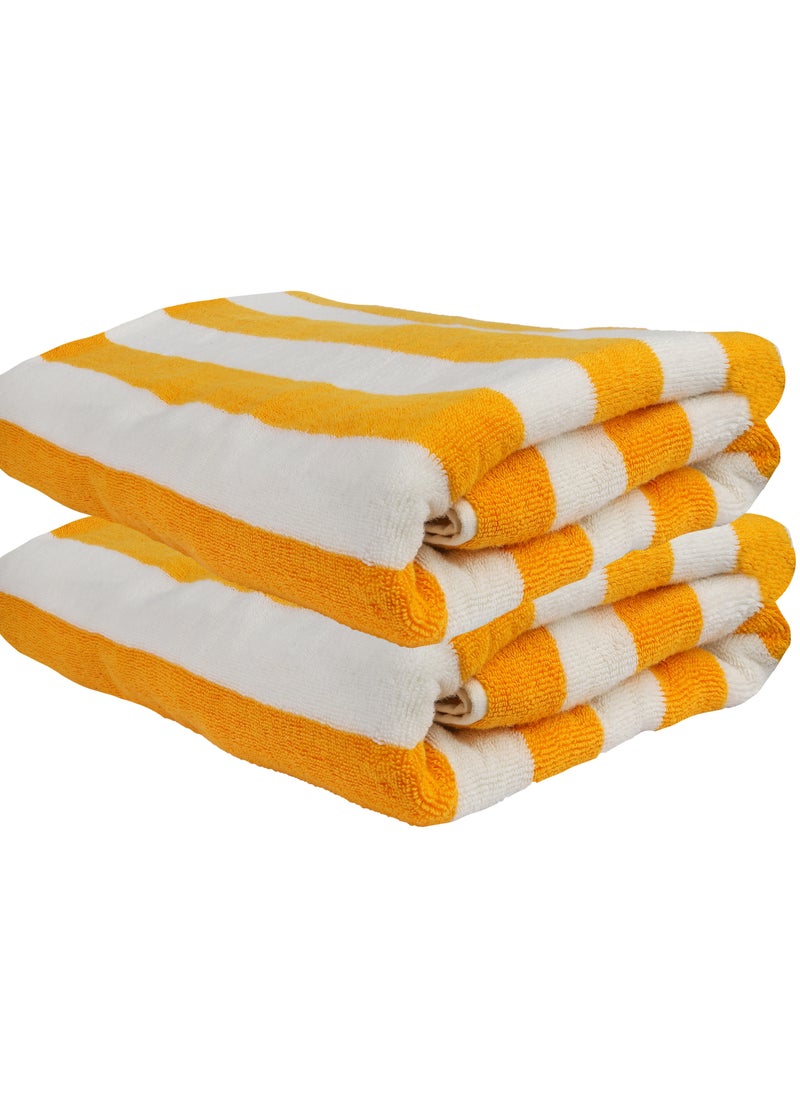 2-Pieces Oversized Beach Towels Extra Large 100% Cotton Summer Pool Cabana Stripe Highly Absorbent And Soft Towel - pzsku/Z7334A46120931420DC4EZ/45/_/1740939989/18d0d5ef-2b54-489c-89d2-3ccb49dabb50