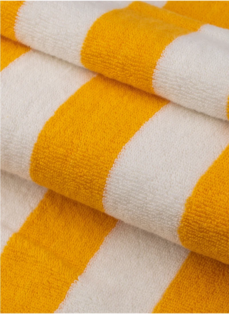 Bliss Casa 2-Pieces Oversized Beach Towels Extra Large 100% Cotton Summer Pool Cabana Stripe Highly Absorbent And Soft Towel