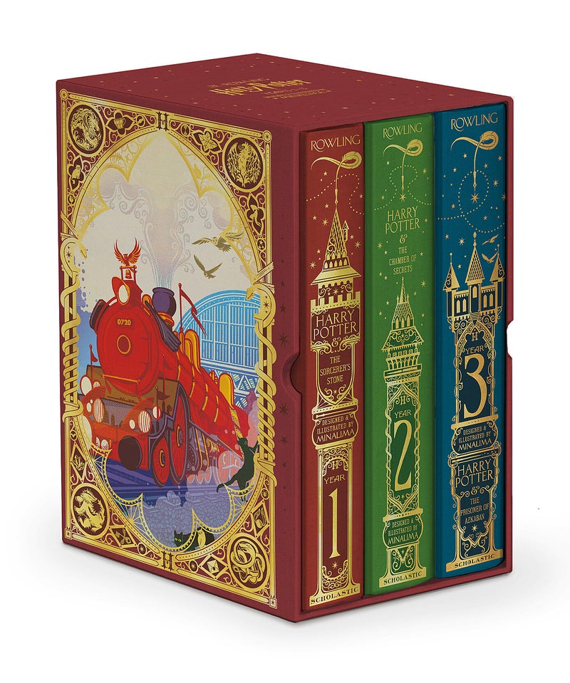 Harry Potter Books 1-3 Boxed Set (MinaLima Editions) - Image 1