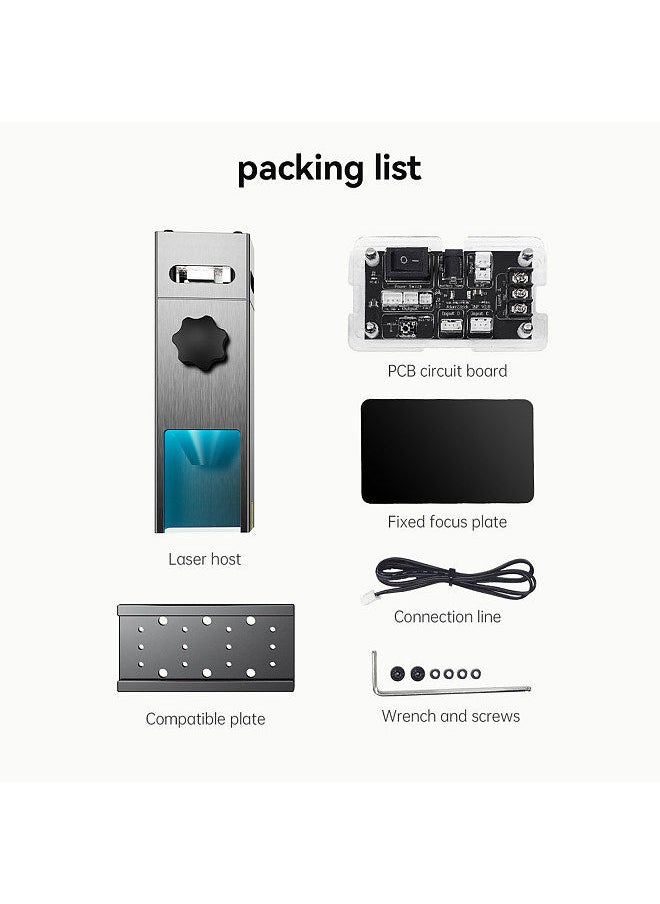 ATOMSTACK - M50 50W Engraving Laser Module Double Ultra-Fine Compressed Spot Upgraded Fixed-focus Laser Eye Protection Engraving Cutting Module - Image 1