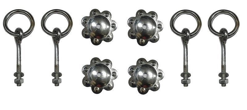 EVNCOM Marshland Metal Jhula Swing Bottom Kada Hooks Hanging Accessories Swing Accessory Kada 4 Pecs - Image 3