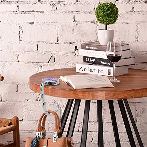 BEAVOING Purse Hanger, Foldable Purse Hook Set of 6 Mixed Pattern Purse Table Hanger Womens Bag Purse Holder for Desk Tables - Image 4